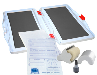 Autopodograf aftrykskasse, dobbelt