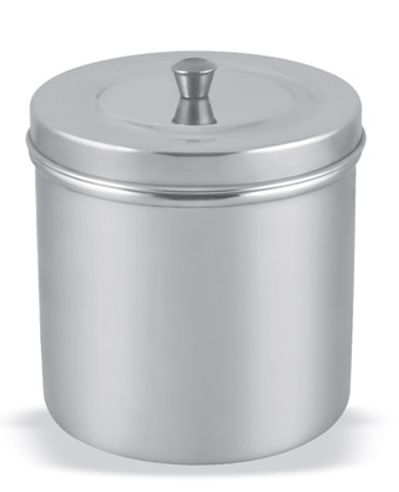 Vatdåse med låg, 10 x 10 cm, rustfri