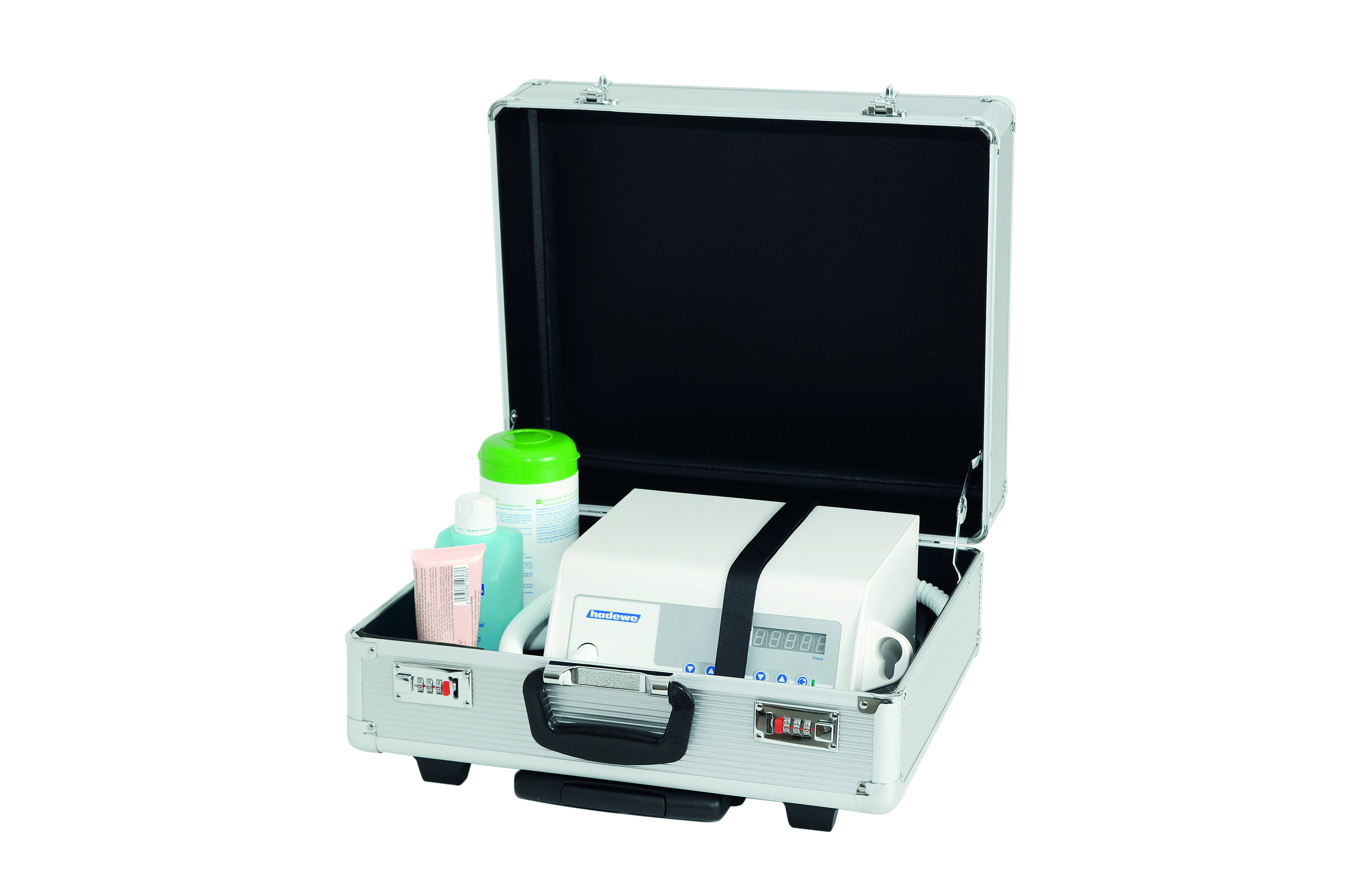 Hadewe, Udebehandlingskuffert, Alu, Trolley