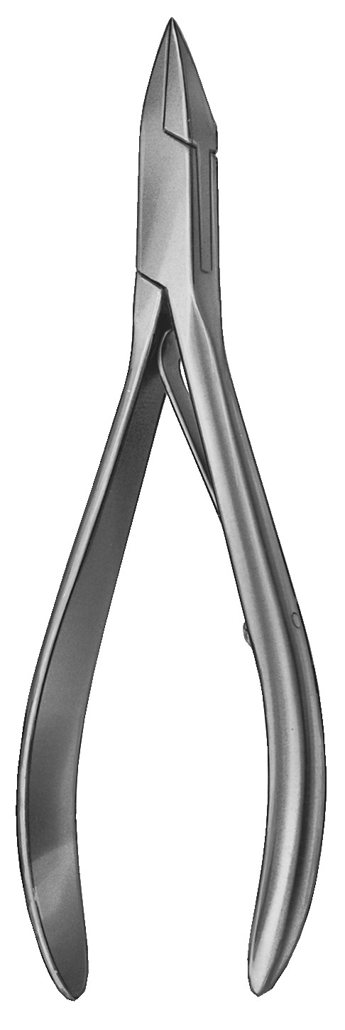 Aesculap, Negletang, Smalt lige bid, 11,5 cm.