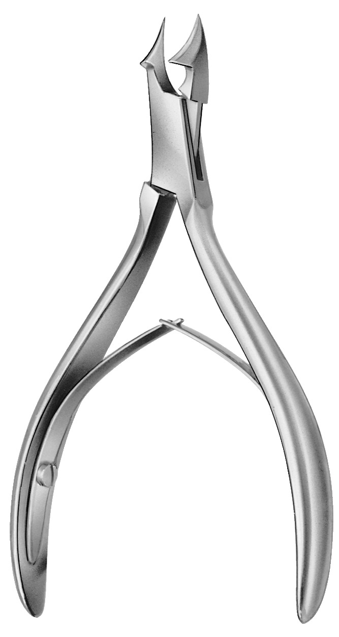 Aesculap, Hudtang, 10 mm. skråbid, 10 cm.