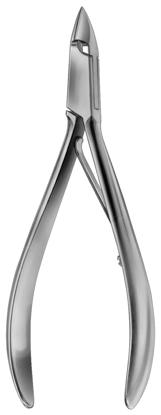 Aesculap, Hudtang, 10 mm. skråbid, 11,5 cm.