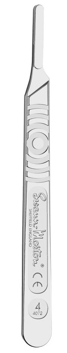 Swann-Morton, skalpelskaft nr. 4