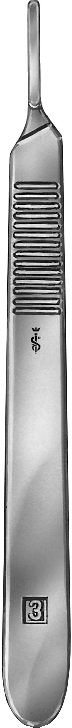 Aesculap skalpelskaft, nr. 3