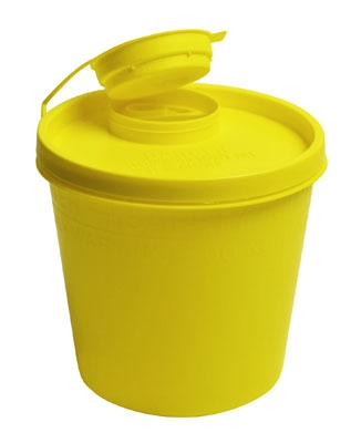 Kanylebøtte med låg