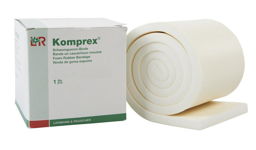 Sygeplejegummi Komprex U/Klæb, 8 Cm X 2 M