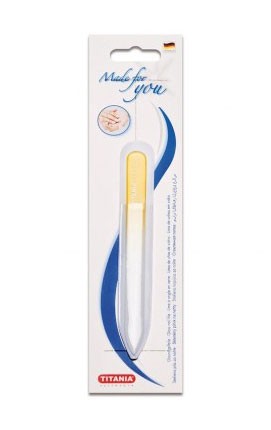 Neglefil, Glas, Ass. farver, 14 cm