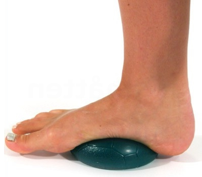 Træningsbold til fodøvelser, Grøn, 1 stk.