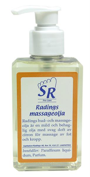Massageolie, Med citron