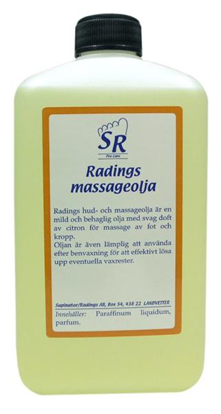 Massageolie, Med citron
