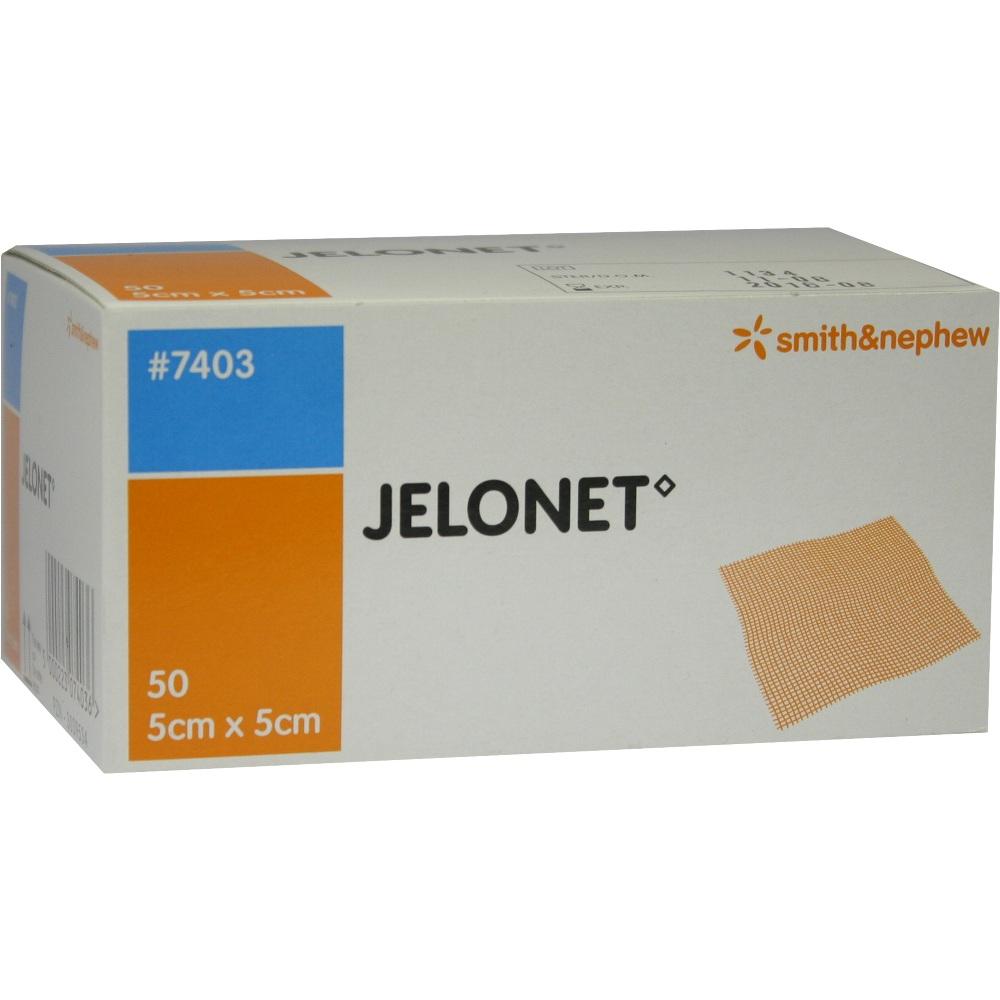 Jelonet gaze, 5 x 5 cm, 50 stk.