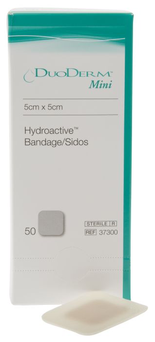 DuoDerm Mini, sårbandage, 5 x 5 cm, Steril, 50 stk