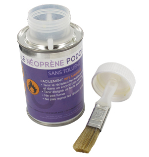 Kontaktlim, med pensel i låget, 250 ml