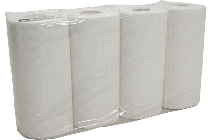 Køkkenrulle, Ekstra Soft, hvid nyfiber, 18m, 2 lag