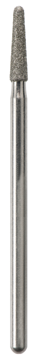 Diamantbor, konisk, 025, rund spids, mellem