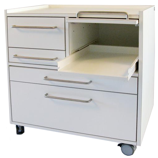 TK Instrumentbord, med skuffe, højre udtræk