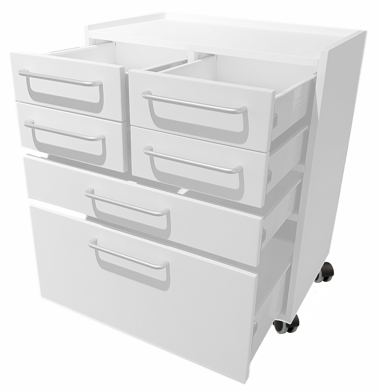 Instrumentbord, Laminat, hvid, Model Elegant