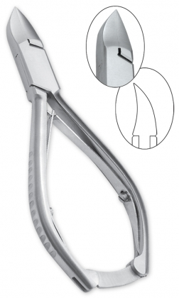 Kjærulff, Negletang, Buet bid, 14 cm.