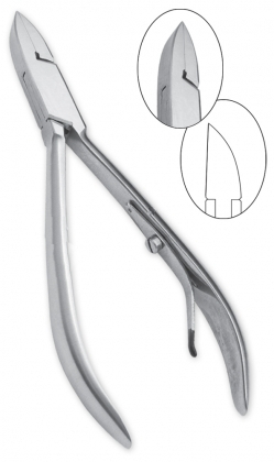 Kjærulff, Negletang, Slank, Lige bid, 13 cm.