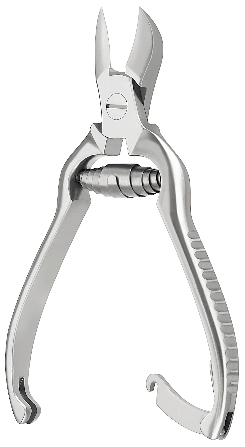 Aesculap, Negletang, Spiralfjeder, Buet bid, 13,5 