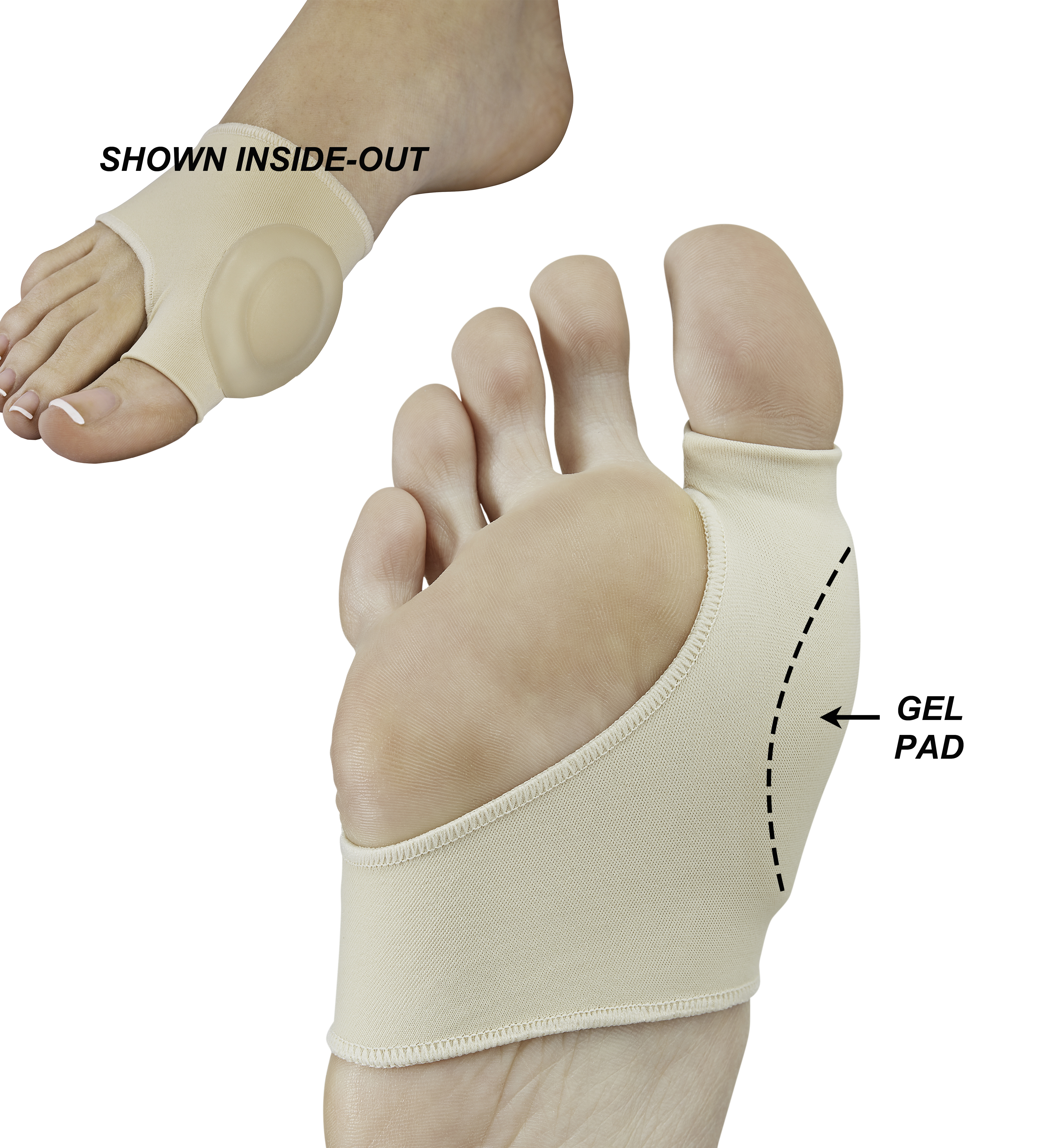 Gelsmart, Knystbeskytter M. Åben Gel Pude