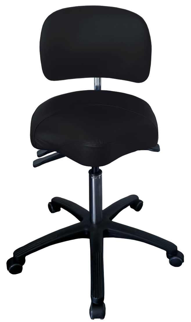 Dentalstol, med kip og ryglæn