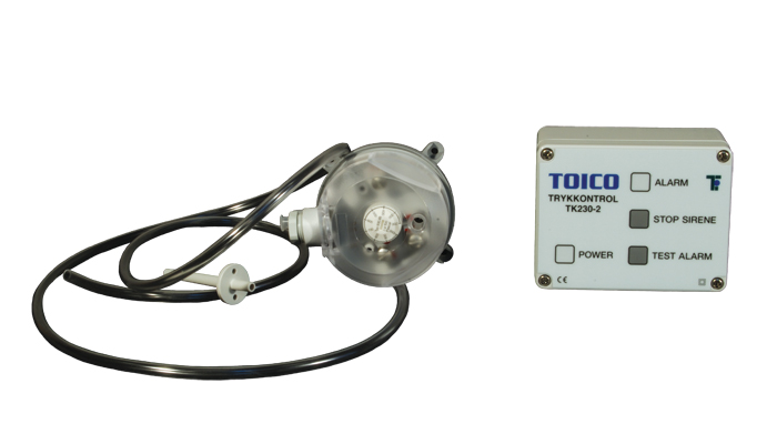 TK Kontrolforanstaltning, 1 pressostat, slangesæt