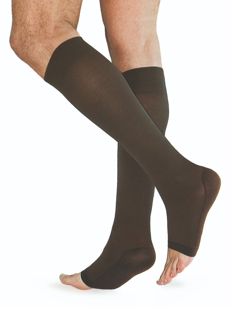 Knæstrømper, Relax Unisex 140, Åben tå