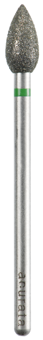 Diamantbor, dråbeformet, spids, mellem grov, 045