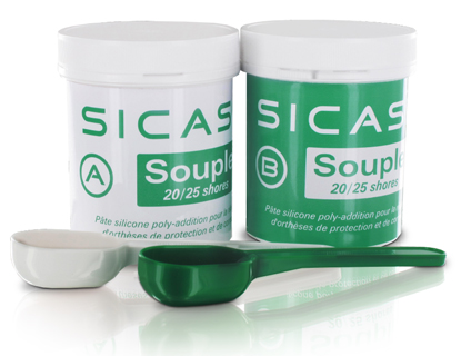 Sicasil A+B, 2 komponent silikone