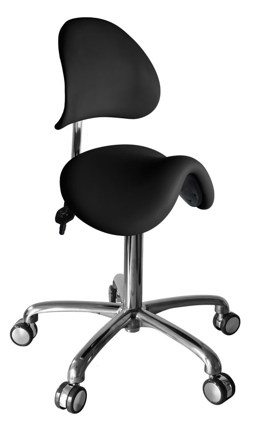 Saddelstol, Buddy, buet ryg