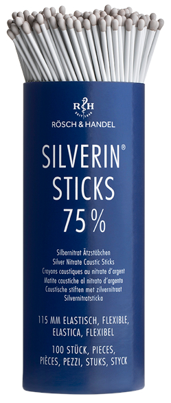 Lapis/Sølvnitratpind, 75%, 100 stk.