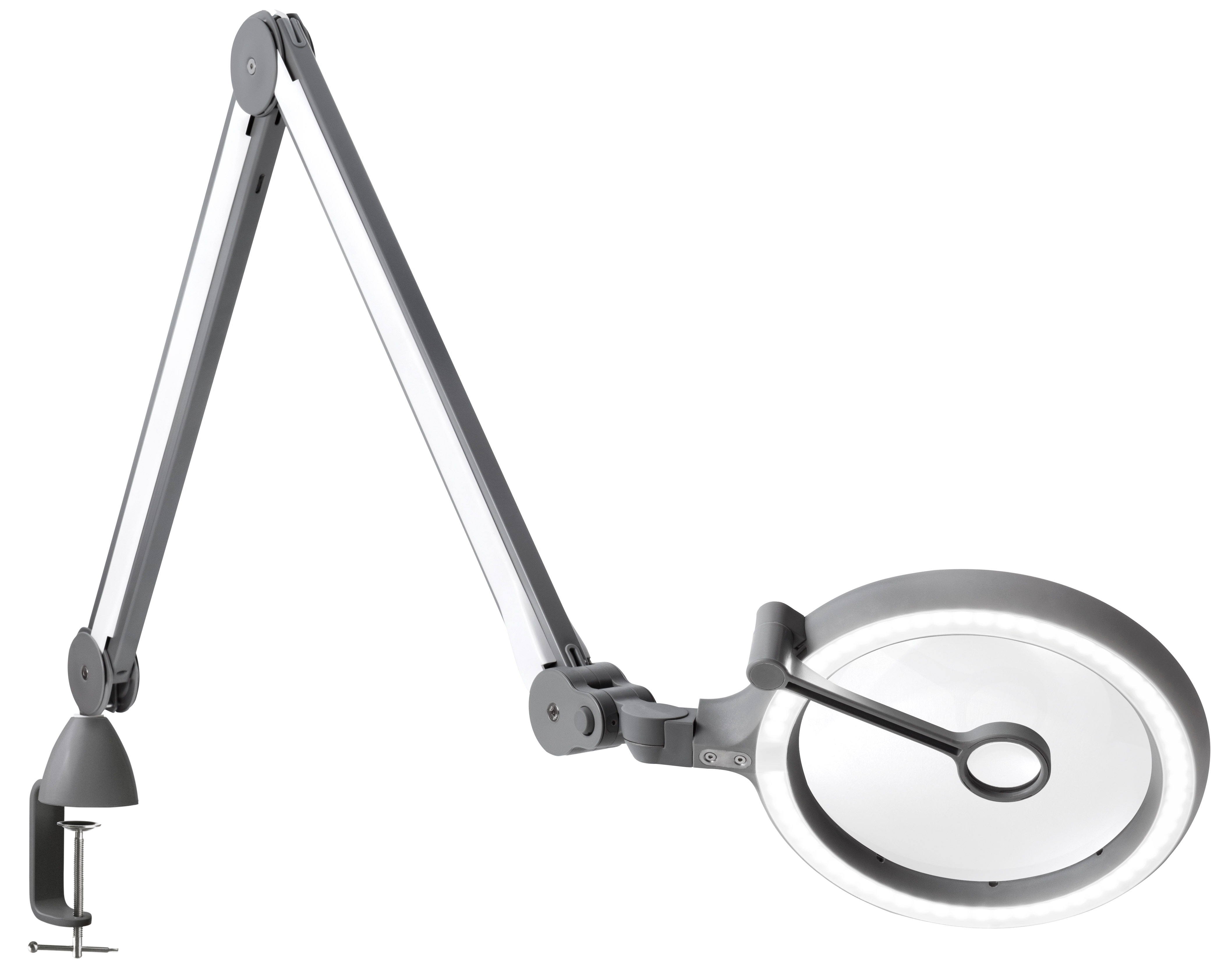 Daylight, Luplampe, iQ, LED, hvid/grå, 3 dioptri