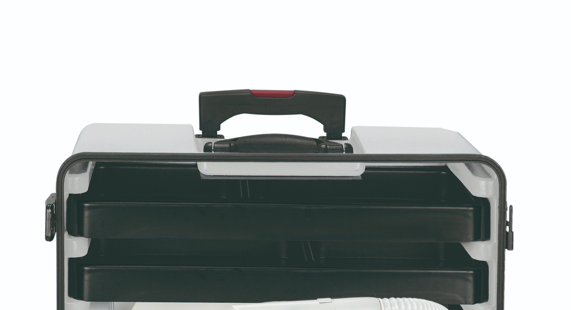 Hadewe, Udebehandlingskuffert, Grå, Trolley