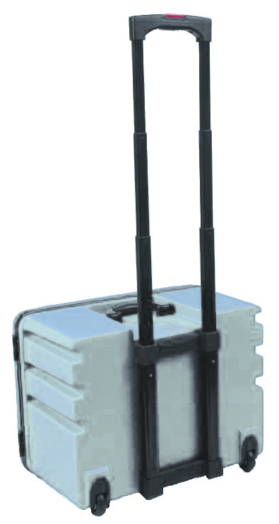 Hadewe, Udebehandlingskuffert, Grå, Trolley