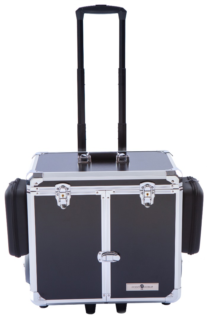 Udebehandlingskuffert, Gummihjul, Trolley, Elstik