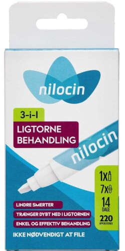 Nilocin, Ligtorn Pen + Plastre, 3 ml.