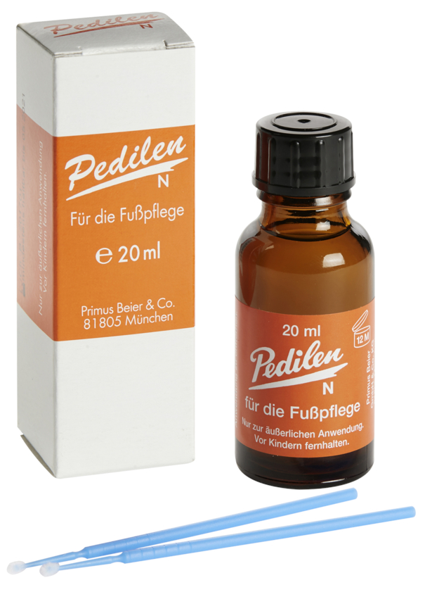 Pedilen, Bedøvelse og desinfektion