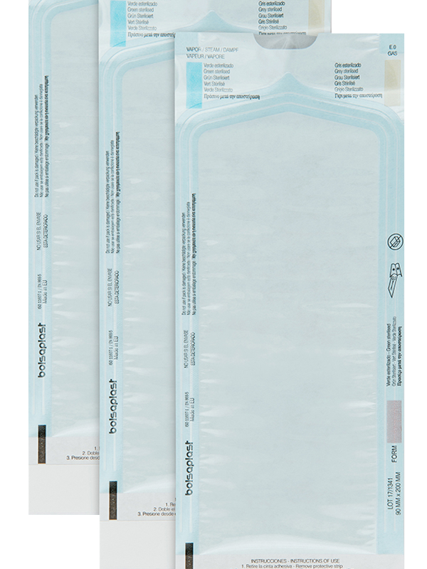 Autoklaveposer m/selvklæb, 10 x 24 cm, 200 stk.