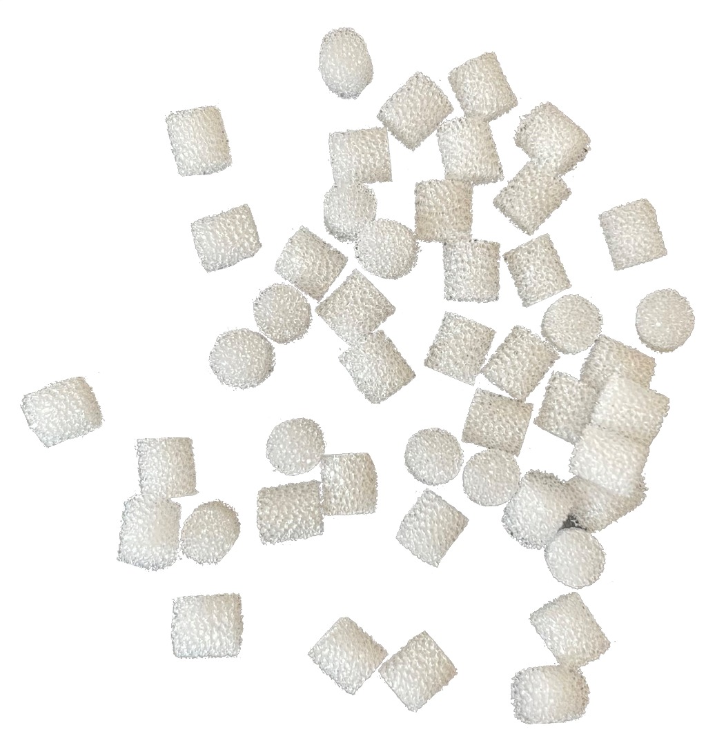 Neglefals skumgaze, 3 x 4 mm, ca. 300 stk.