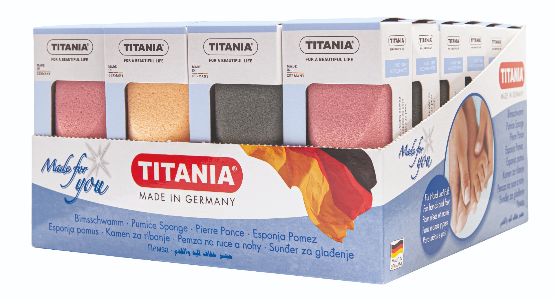 Pimpsten svamp, Ass. farver