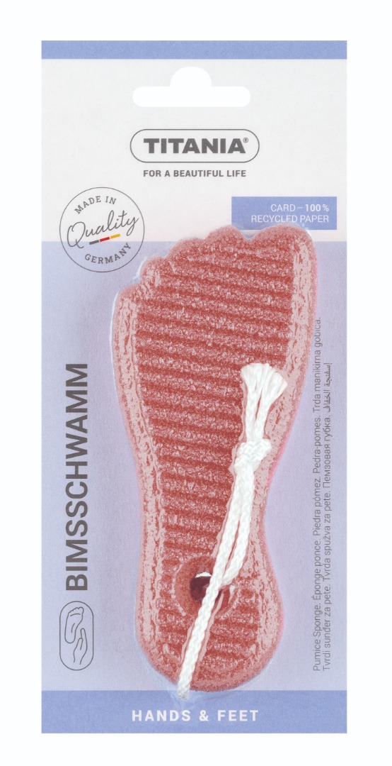 Pimpsten svamp, Fodformet med snor, Ass. farver