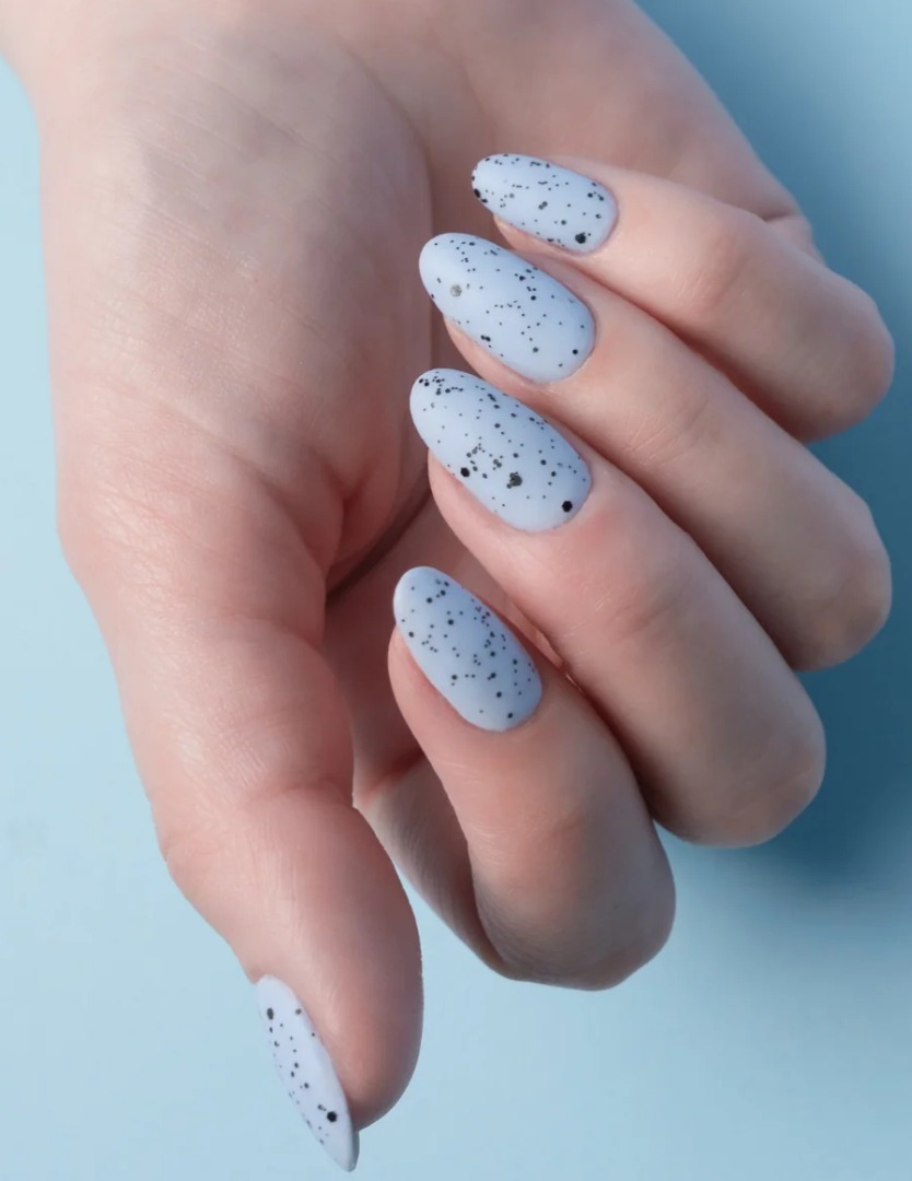 Bio Sculpture, EVO, Black Speckled Matte Top Coat,