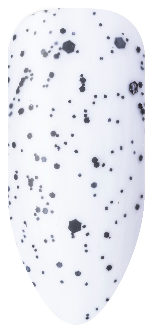 Bio Sculpture, EVO, Black Speckled Matte Top Coat,