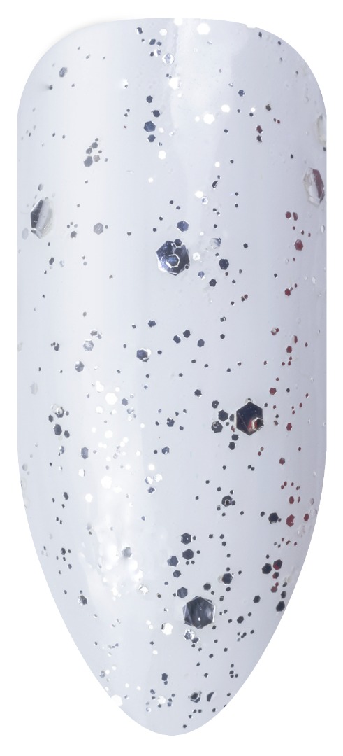 Bio Sculpture, EVO, Silver Glitz Gloss Top Coat, 1