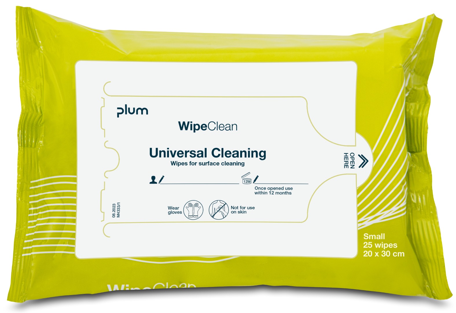 Plum, Wipeclean, Universal Rengøring, 20x30 cm, 25