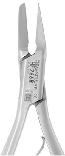 Aesculap, Negletang, Neglesplitter, 13,5 cm.