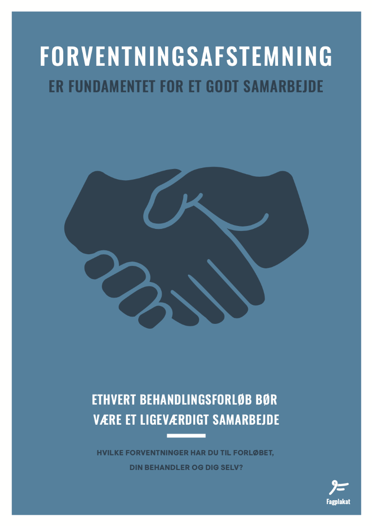 Fagplakat, Forventningsafstemning, 50x70 cm.