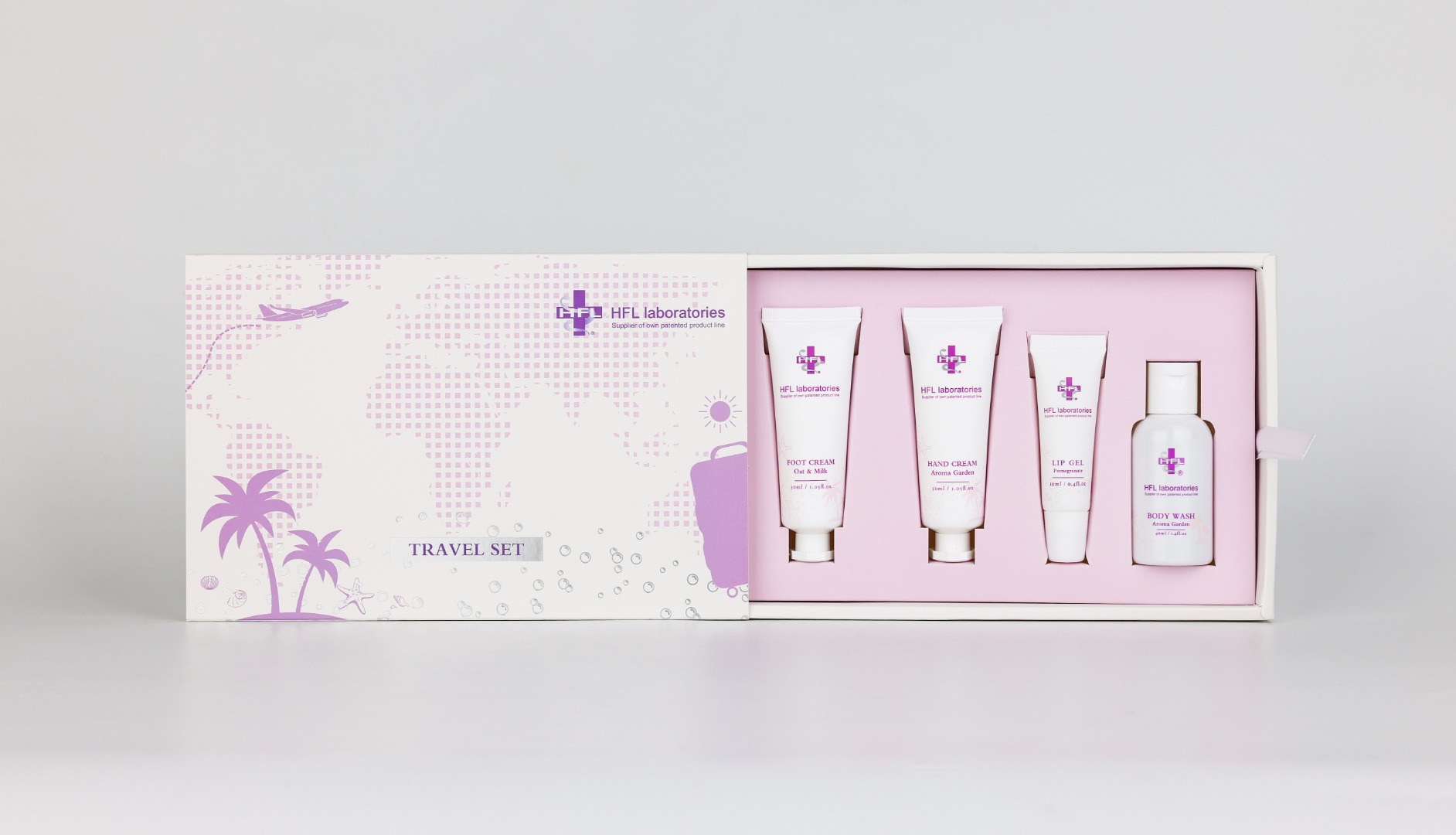 HFL, Gaveæske, "Travel" 4 produkter