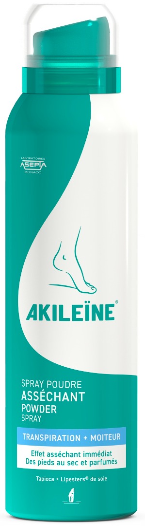 Akileine, Pudderspray, 150 ml.
